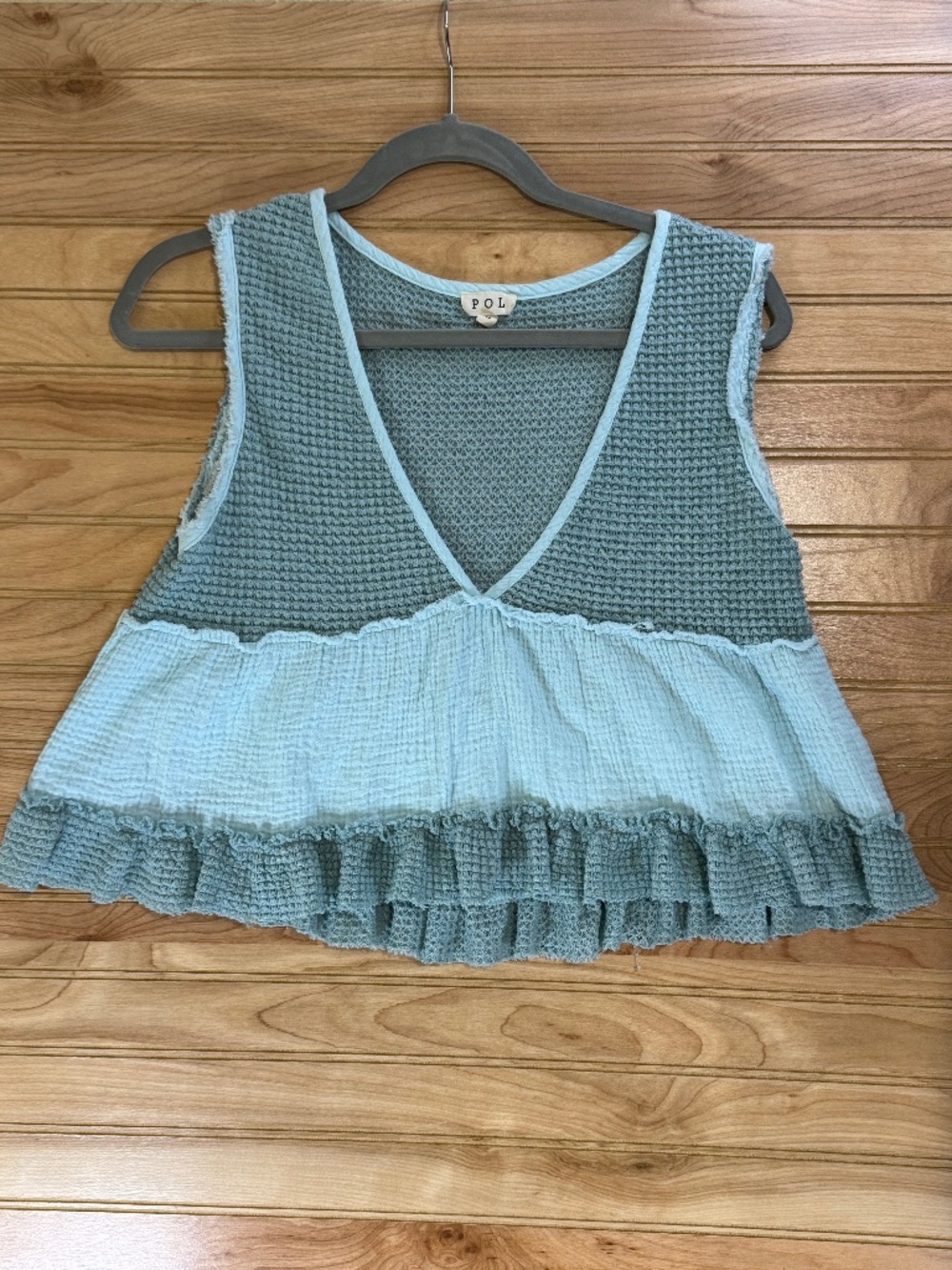 Anthropologie POL Green Blouse - Small